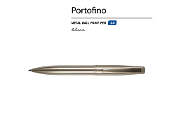 Ручка металлическая шариковая "Portofino", шампань