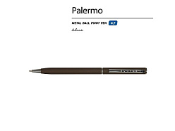 Ручка металлическая шариковая «Palermo», софт-тач