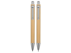 Набор «Bamboo»: шариковая ручка и механический карандаш