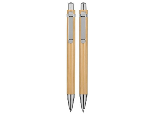 Набор «Bamboo»: шариковая ручка и механический карандаш