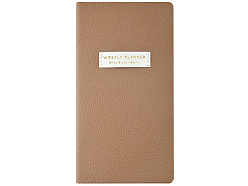 Еженедельник недатированный А6 «Total beige»