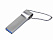 USB 2.0-флешка на 64 Гб с мини чипом и боковым отверстием для цепочки