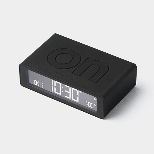 Часы настольные Flip Mini, черный
