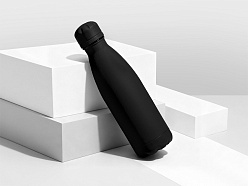 Вакуумная термобутылка «Vacuum bottle C1», soft touch, 500 мл, черный