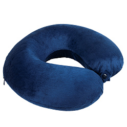 Подушка дорожная  "SOFT"; memory foam, микрофибра,серый