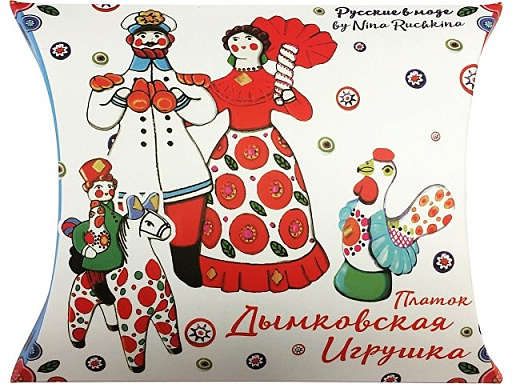 Платок «Дымковская игрушка»