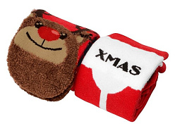 Набор носков с рождественской символикой, 2 пары