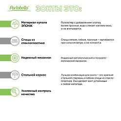 Зонт-трость Фантом (Phantom)