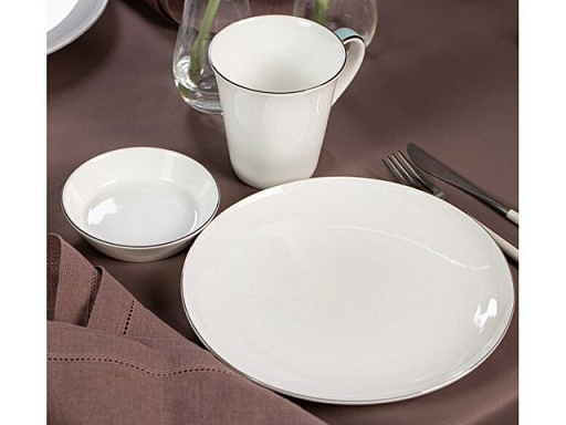 Тарелка «PLATE UNI SLV»