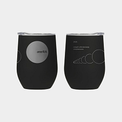Термокружка «Vacuum mug C1», soft touch, 370 мл, черный