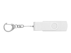 USB 3.0/micro USB/Type-C - флешка на 32 Гб 3-в-1 с поворотным механизмом