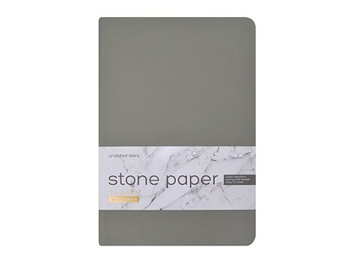 Ежедневник с каменной бумагой недатированный А5 «Carrara»