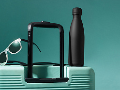 Вакуумная термобутылка «Vacuum bottle C1», soft touch, 500 мл, черный