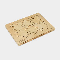 Деревянный пазл с крышкой PuzzleBox на заказ