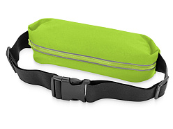 Сумка на пояс «Спринт», зеленое яблоко/черный/прозрачный