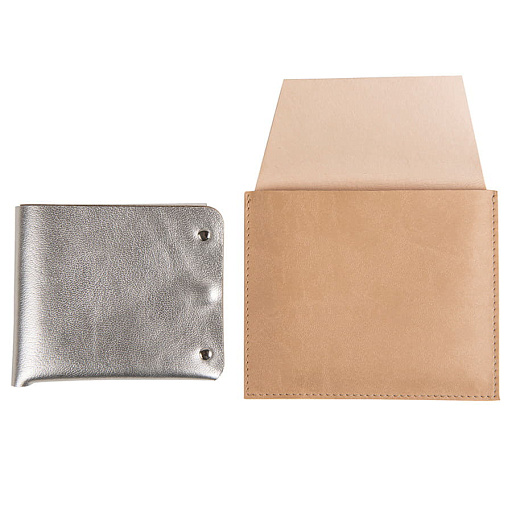 Портмоне кожаное LOFT SILVER