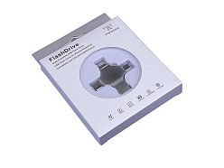 USB 3.0-флешка на 32 Гб 4-в-1 с разъемами Micro USB, Type-C и Lightning