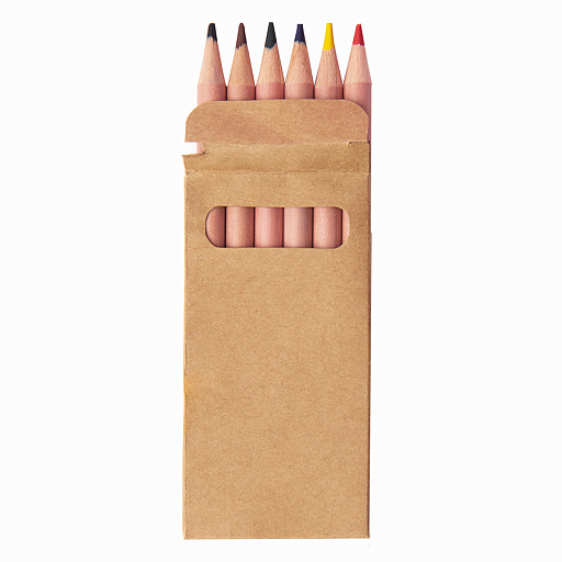 Цветные карандаши мини TINY,6 цветов