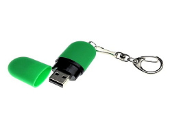 USB 2.0- флешка «Goutte Soft-touch» на 512 Мбайт каплевидной формы