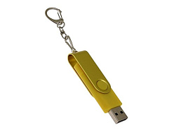 USB 3.0- флешка на 128 Гб с поворотным механизмом и дополнительным разъемом Type-C