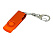 USB 2.0- флешка промо на 32 Гб с поворотным механизмом и однотонным металлическим клипом