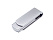 USB 2.0- флешка на 4 Гб матовая поворотная