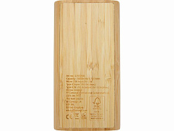 Портативное зарядное устройство «Tulda» из бамбука, 20000 mAh