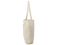 Складная сумка Jute из хлопка и джута с карманом
