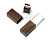 USB 2.0- флешка на 64 Гб прямоугольной формы