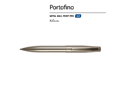 Ручка металлическая шариковая "Portofino", шампань