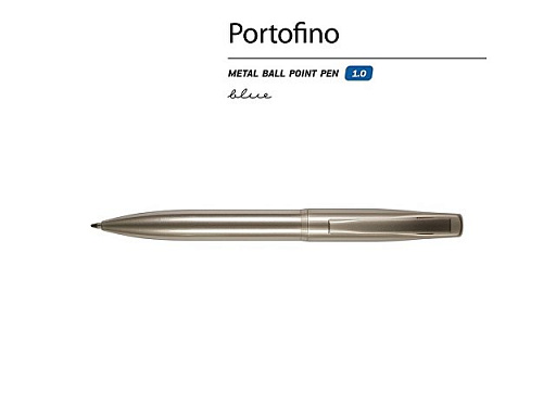 Ручка металлическая шариковая "Portofino", шампань
