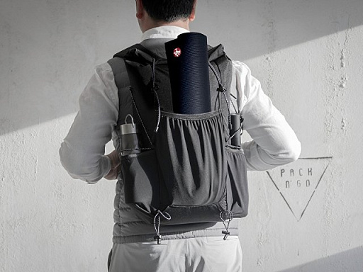 Складывающийся рюкзак-мессенджер «Venturer Eco» для ноутбука 16"