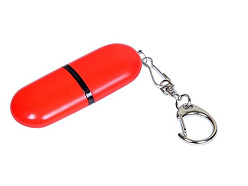 USB 2.0- флешка промо на 32 Гб каплевидной формы
