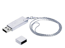USB 2.0- флешка на 64 Гб в виде металлического слитка