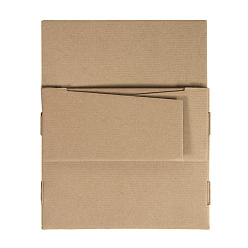 Коробка подарочная Big BOX, размер: 24 x 21 x 11 см картон МГК бур., самосборная