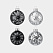Оформительский шар Finery, 8 см