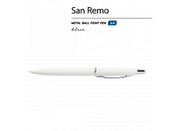 Ручка металлическая шариковая «San Remo», софт тач