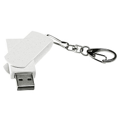 USB 2.0- флешка промо «Варуна» на 16 ГБ с поворотным механизмом
