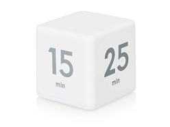 Таймер «Time Capsule» софт-тач, белый
