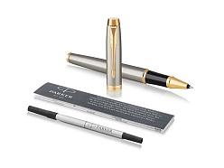 Ручка роллер Parker «IM Core Brushed Metal GT»