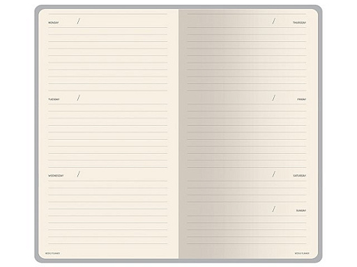 Еженедельник недатированный А6 «Total beige»