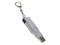 USB 3.0- флешка на 256 Гб с поворотным механизмом и дополнительным разъемом Type-C