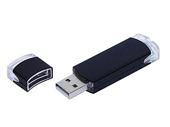 USB 2.0- флешка промо на 4 Гб прямоугольной классической формы
