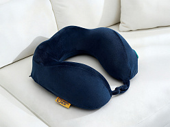 Подушка для путешествий массажная «Massage Tranquility Pillow», темно-синий