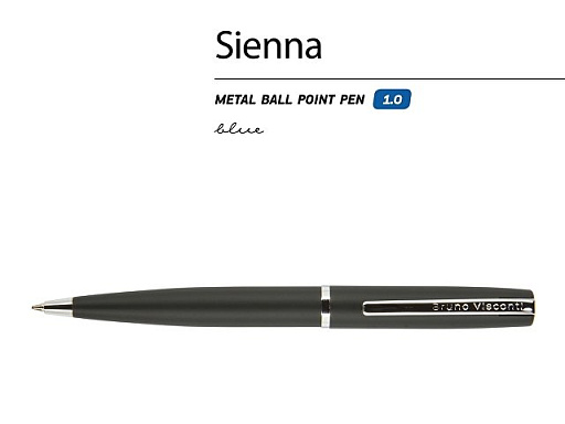 Ручка металлическая шариковая «Sienna», софт-тач