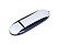 USB 2.0- флешка промо на 32 Гб овальной формы