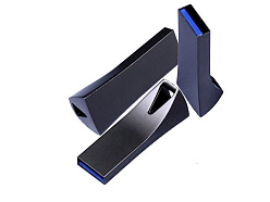 USB 2.0- флешка на 16 Гб компактная с мини чипом и отверстием