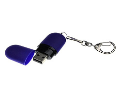 USB 2.0- флешка «Goutte Soft-touch» на 32 Гб каплевидной формы